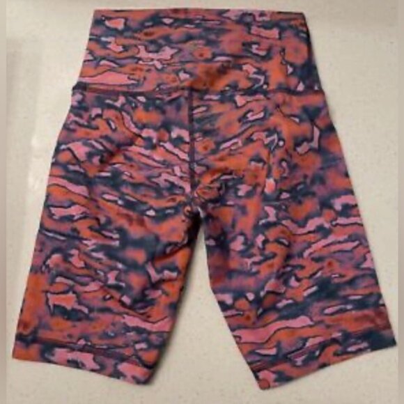 Lululemon Wunder Train High-Rise Short 6”Chroma Clash Multi Like New - Picture 5 of 7